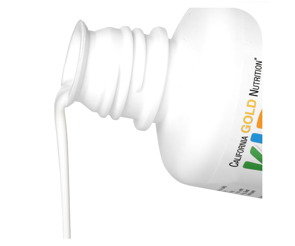 Рідкий кальцій із магнієм California Gold Nutrition (Liquid Calcium with magnesium) 474 мл із смаком натурального апельсину