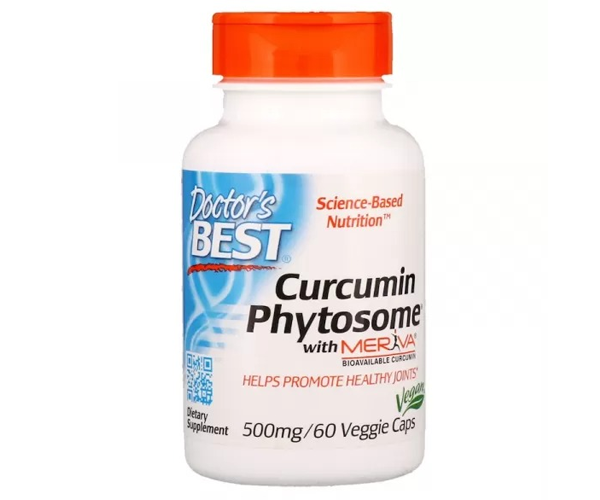 Фітосоми куркуміну Doctor's Best (Сurcumin phytosome) 500 мг 