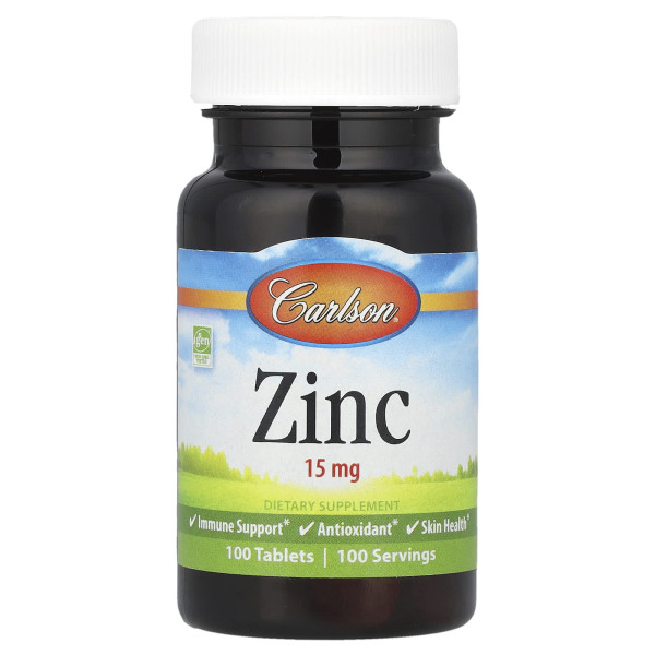 Цинк Carlson Labs (Zinc) 15 мг