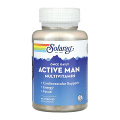 Комплекс вітамінів та мінералів Solaray (Once Daily Active Man) 90 капсул