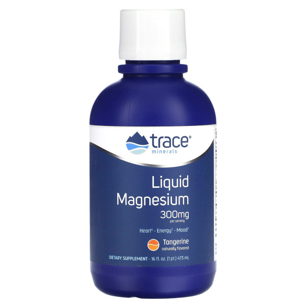 Магній рідкий Trace Minerals Research  (Liquid Magnesium) 300 мг 473 мл зі смаком мандарину