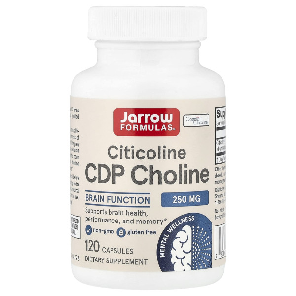 Пищевая добавка для мозга Jarrow Formulas (CDP Choline) 250 мг 