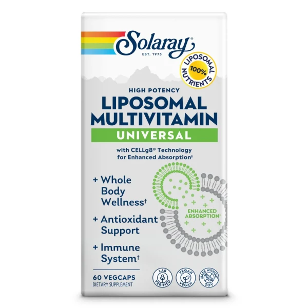 Ліпосомальні мультивітаміни Solaray  (Liposomal Multivitamin Universal) 60 капсул