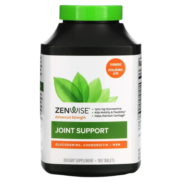 Розширена підтримка суглобів Zenwise Health  (Advanced Strength Joint Support) 180 таблеток