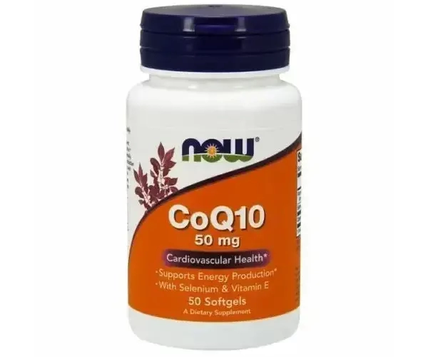 Коензим Q10 з селеном та вітаміном E NOW Foods  (CoQ10 with Selenium and Vitamin E) 