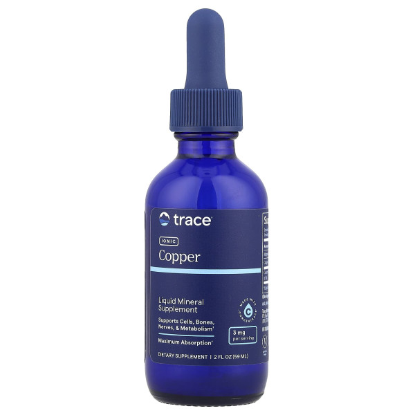 Іонна мідь Trace Minerals Research  (Liquid Ionic Copper) 3 мг 59 мл