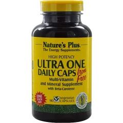 Щоденні мультивітаміни без заліза Natures Plus  (Ultra One Iron Free) 90 капсул