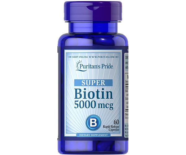 Биотин и Кальций Puritan's Pride (Biotin with Calcium) 5000 мкг/222 мг 