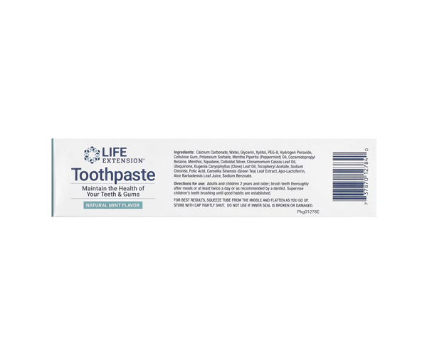 Зубна паста зі смаком м'яти Life Extension  (Toothpaste) 113.4 г