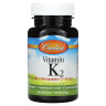 Вітамін К2-менахінон Carlson Labs (Vitamin K2 MK-7) 45 мкг 