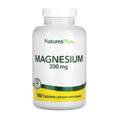 Магній Nature's Plus Magnesium 200 мг 180 таблеток