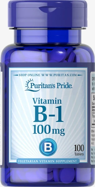 Витамин В1 Puritan's Pride (Vitamin B-1) 100 мг 100 таблеток