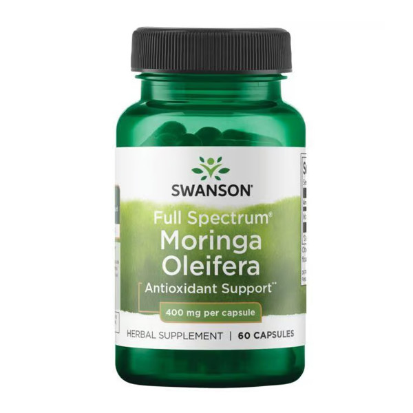 Моринга Swanson (Moringa Oleifera) 400 мг 60 капсул