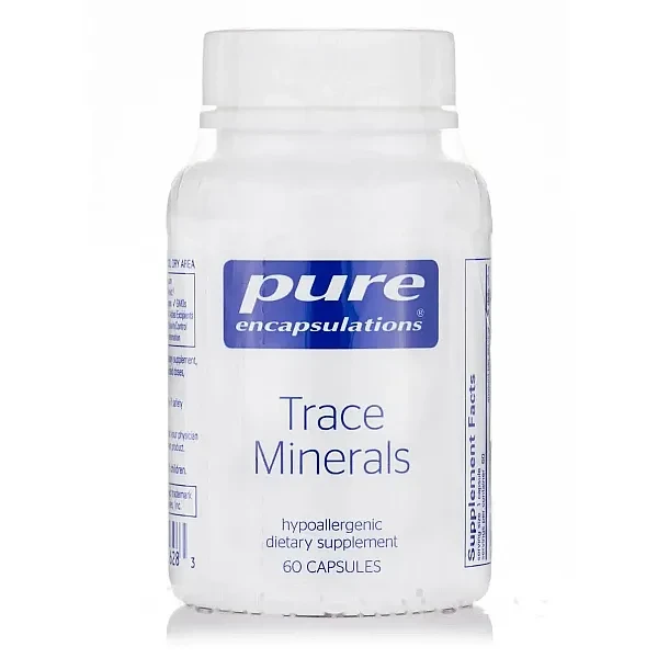 Трасуючі мінерали Pure Encapsulations (Trace Minerals) 60 капсул
