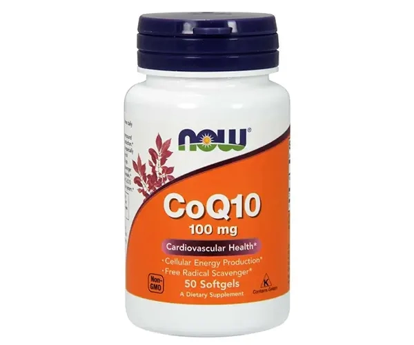 Коэнзим Q10 NOW Foods (CoQ10) 100 мг 50 капсул