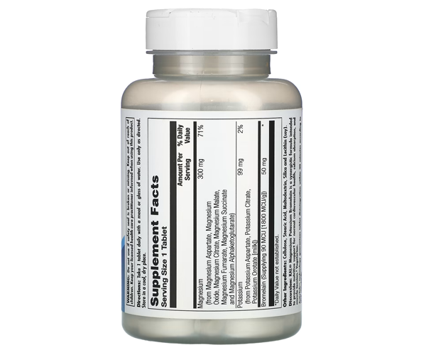Магній Калій Бромелайн KAL (Magnesium Potassium Bromelain) 60 таблеток