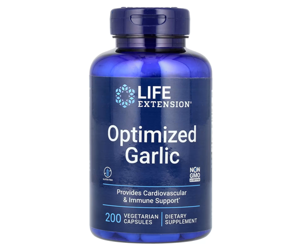 Чеснок Life Extension (Optimized Garlic) 600 мг 200 капсул