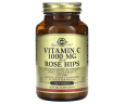 Витамин С с шиповником Solgar (Vitamin C with Rose Hips) 1000 мг 