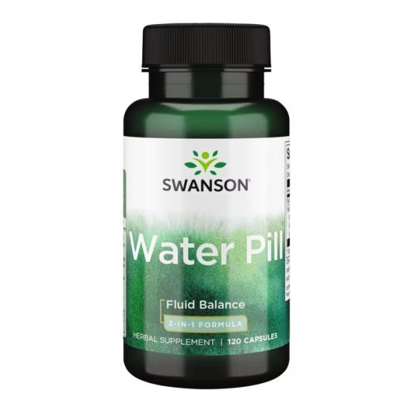 Сечогінний засіб 2 в 1 Swanson (Water Pill 2-in-1 formula) 120 капсул