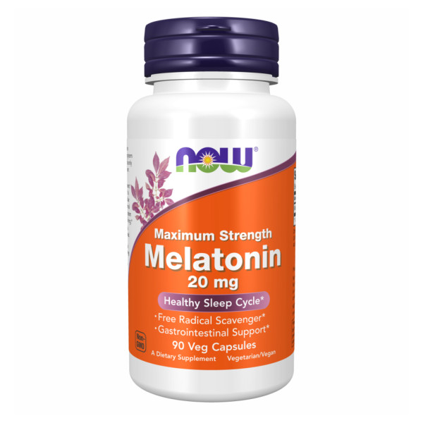 Мелатонин максимальной силы Now Foods  (Extra Strength Melatonin) 20 мг 90 капсул