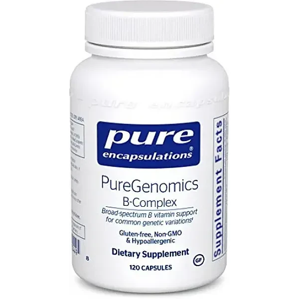 Комплекс вітамінів групи B Pure Encapsulations (PureGenomics B-Complex) 120 капсул