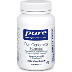 Комплекс вітамінів групи B Pure Encapsulations (PureGenomics B-Complex) 120 капсул