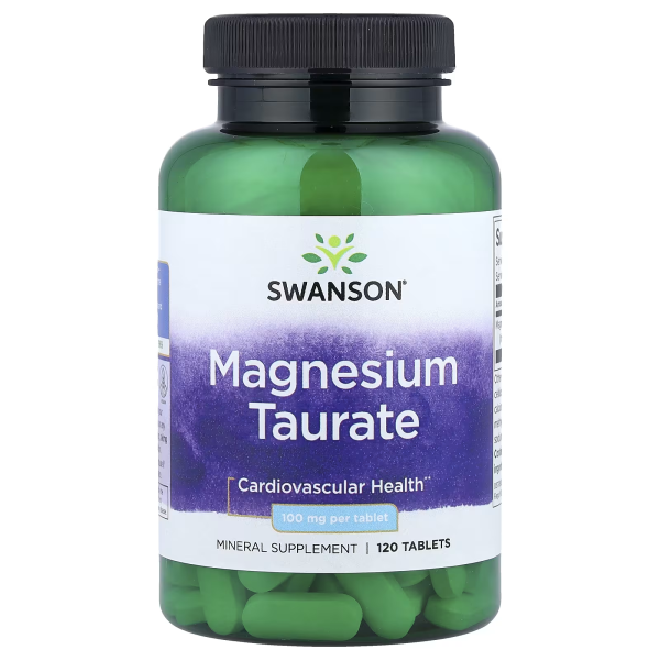 Таурат магнію Swanson  (Magnesium taurate) 100 мг 120 таблеток