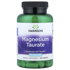 Таурат магнію Swanson  (Magnesium taurate) 100 мг 120 таблеток