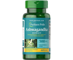 Ашвагандха Puritan's Pride (Ashwagandha) 500 мг 60 капсул