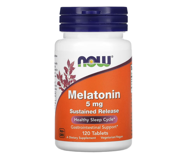 Мелатонін NOW Foods (Melatonin) 5 мг 120 таблеток