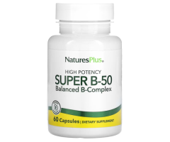 Супер В-Комплекс Natures Plus (Super В-50) 60 капсул