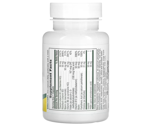Супер В-Комплекс Natures Plus (Super В-50) 60 капсул