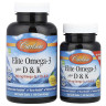 Омега-3 с витаминами D и K Carlson Labs (Elite Omega-3 D & K)  со вкусом лимона