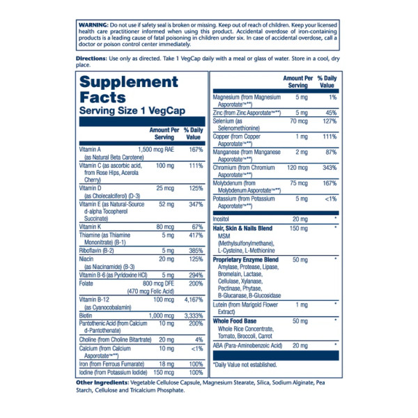 Мультивітаміни для жінок Solaray (Woman multivitamin once daily) 90 капсул