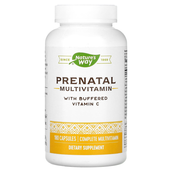 Мультивітаміни для вагітних Nature's Way (Prenatal Multi-Vitamin and Multi-Mineral) 180 капсул