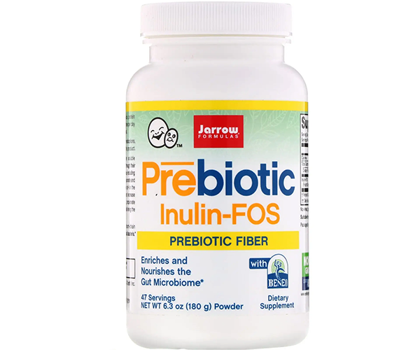 Інулін та фруктоолігосахариди Jarrow Formulas  (Prebiotic Inulin FOS Powder) 3000 мг 180 г