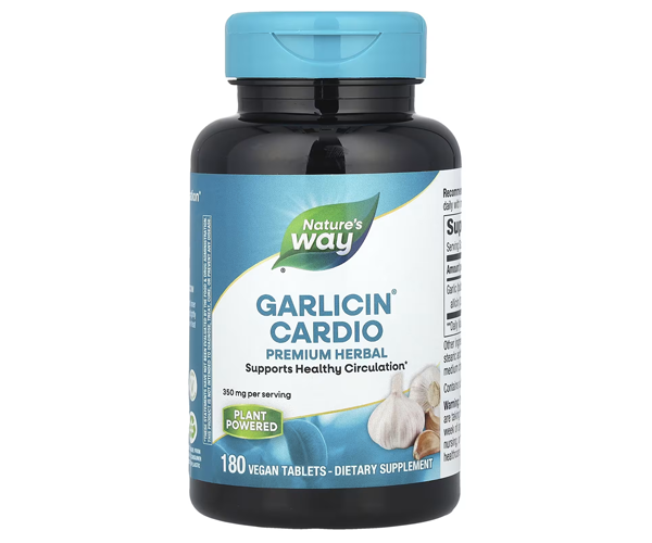 Чеснок для поддержки сердца Nature's Way (Garlicin Cardio) 350 мг 