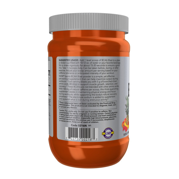 Аминокислоты BCAA Big 6 Now Foods 600 г