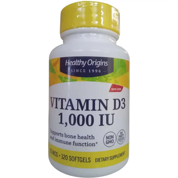 Вітамін D3 в олії МСТ Healthy Origins  (Vitamin D3 in MCT Oil) 1000 МО 