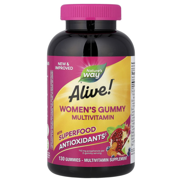 Витамины для женщин Nature's Way (Alive Women's Vitamins)  со вкусом фруктов