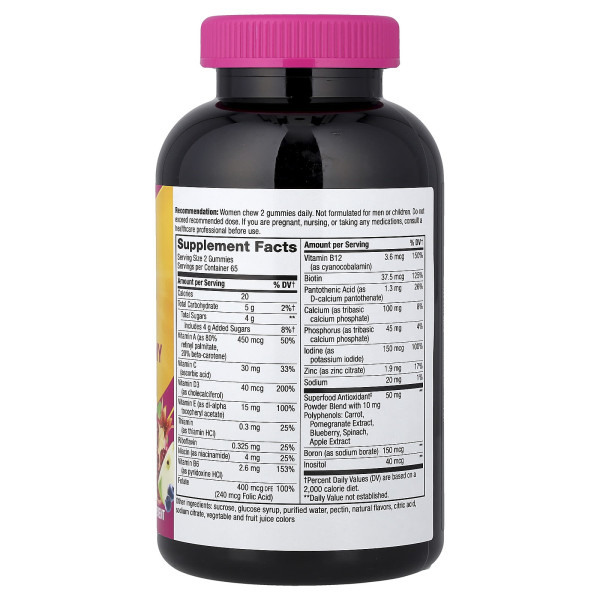 Витамины для женщин Nature's Way (Alive Women's Vitamins)  со вкусом фруктов