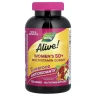 Жувальні мультивітаміни для жінок 50+ Nature's Way (Alive! Women's 50+ gummy) 150 жувальних цукерок з ягідним смаком