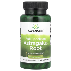 Корень Астрагала Swanson (Astragalus Root) 470 мг 100 капсул