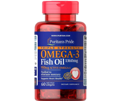 Омега-3 риб'ячий жир Puritan's Pride (Triple Strength Omega-3 Fish Oil) 1360 мг 