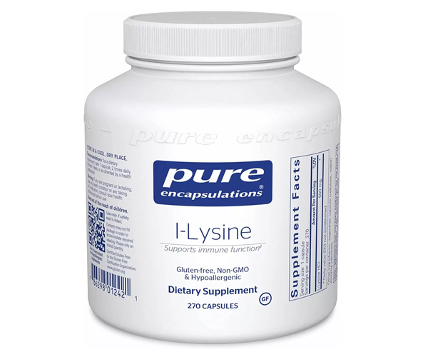 L-лізин Pure Encapsulations  (L-Lysine) 500 мг 
