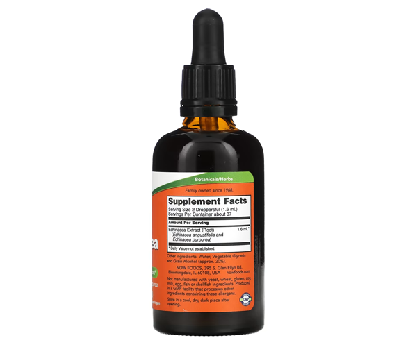 Экстракт эхинацеи NOW Foods (Echinacea Extract) 59 мл