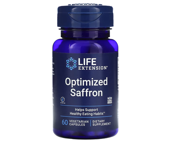 Екстракт шафрану Life Extension (Optimized Saffron with Satiereal) 60 капсул