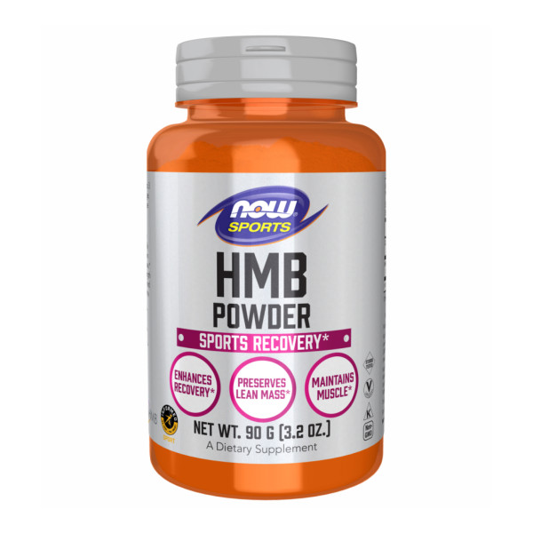 Гидроксиметилбутират в форме порошка Now Foods (HMB) 90 г