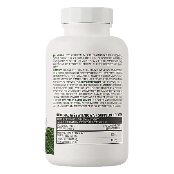 Гуарана Ostrovit (Guarana) 90 таблеток
