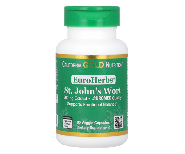 Экстракт зверобоя California Gold Nutrition (St. John's Wort) 300 мг 